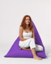 Atelier Del Sofa Pyramid Big Bed Pouf - Púrpura